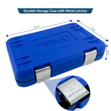25 Piece 1/4" Drive 6 & 12 Point SAE and Metric, Standard Socket and Attachments Set, 1000V Insulated