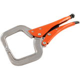 grip on locking aluminium alloy c clamp distributed by gray tools