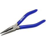 Straight Needle Nose Pliers with Cutter, with Vinyl Grips