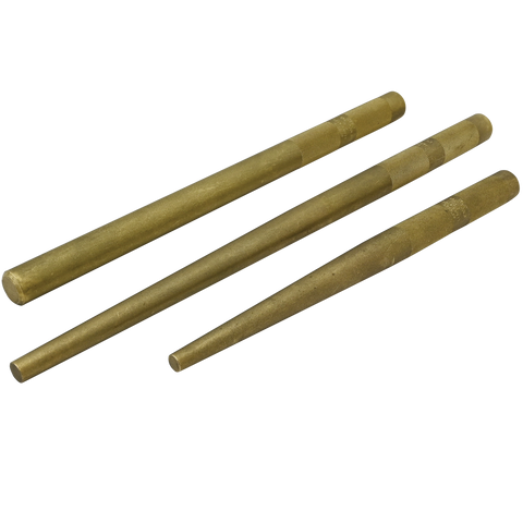 3 Piece Brass Drift & Line Up Punch Set