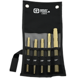 5 Piece Brass Drift Punch Set