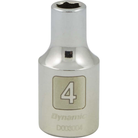 1/4" Drive 6 Point Metric Chrome Sockets