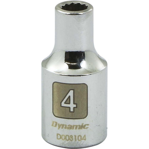 1/4" Drive 12 Point Metric Chrome Sockets