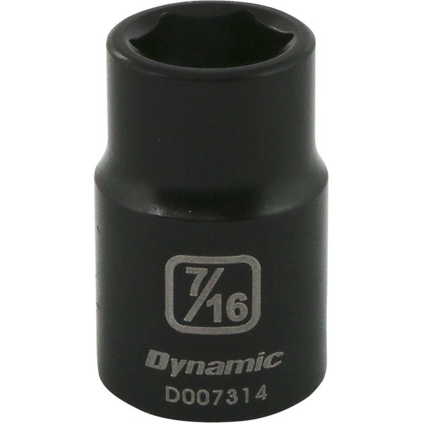 3/8" Drive 6 Point SAE Standard Length Impact Sockets