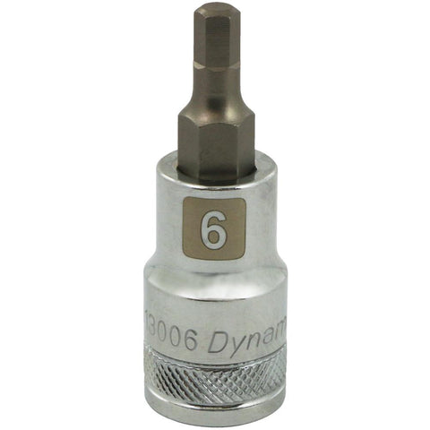 1/2" Drive Metric Hex Head, Standard Length, Chrome Bit Sockets