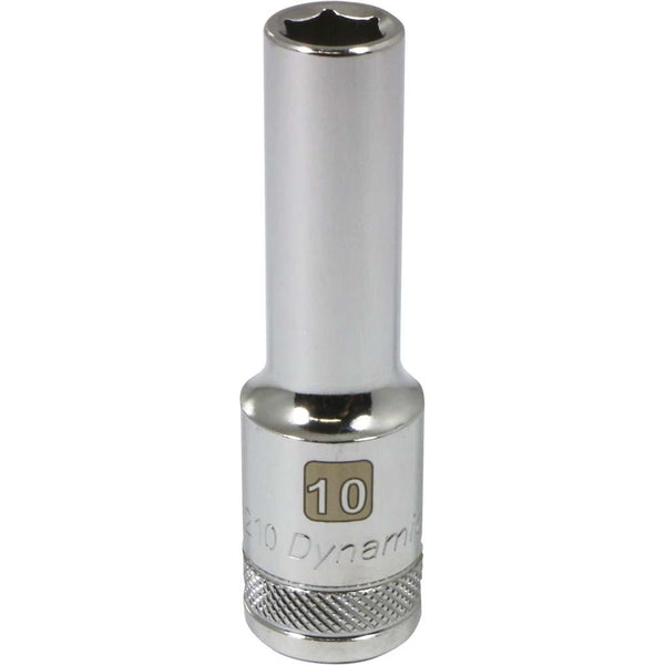 1/2" Drive 6 Point Metric, Deep Length, Chrome Sockets