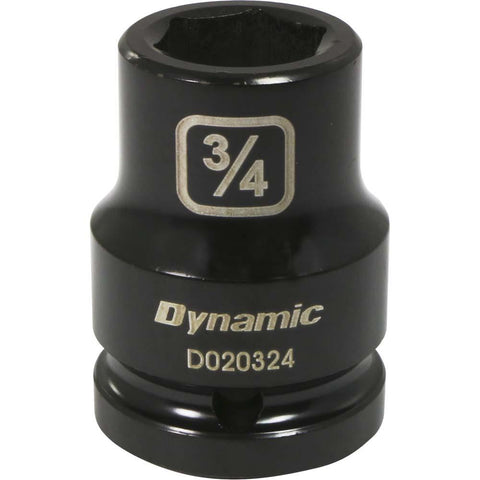 3/4" Drive 6 Point SAE, Standard Length, Impact Sockets