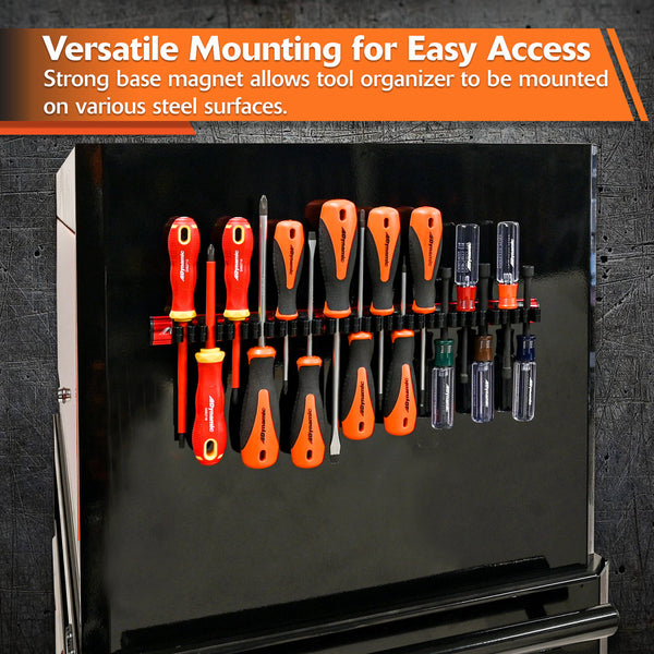 Aluminum Screwdriver and Small Tool Organizer Dynamic Tools
