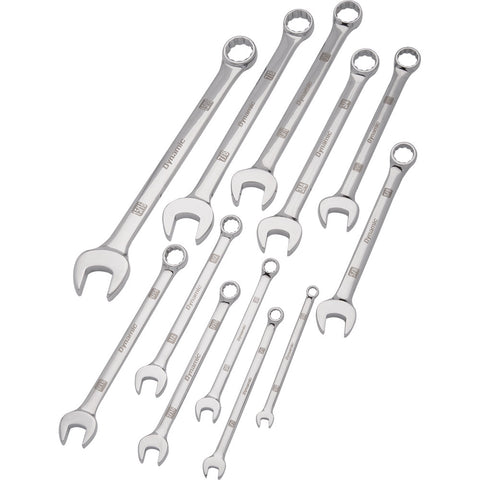 12 Piece SAE Combination Wrench Set, Mirror Chrome Finish, 1/4" - 15/16"