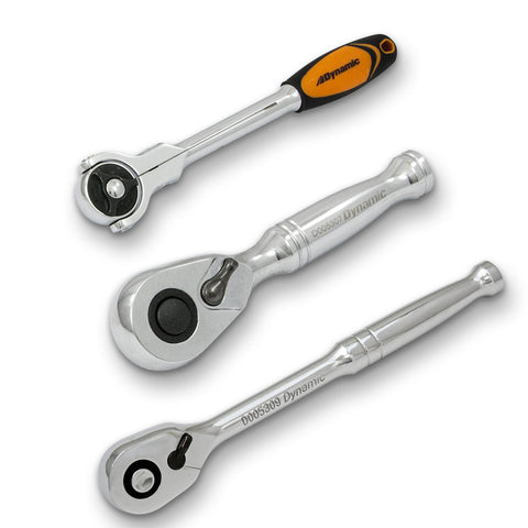 3/8" Drive Reversible Ratchet Tool Set (3-Pieces)