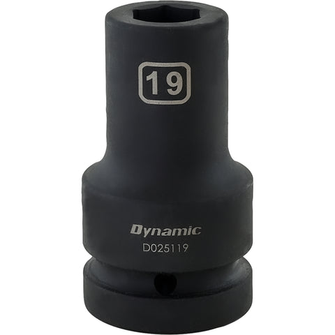 1" Drive Metric Impact Black Industrial Finish - Deep Length