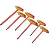 6 Piece SAE Insulated T-Handle Hex Key Set