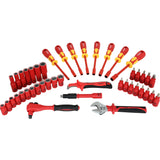 44 Piece Insulated Socket & Tool Set, 1000V Insulated