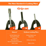 Grip-on® Locking Pliers-Straight Jaws