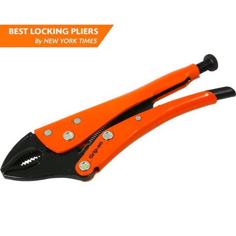 Grip-on® Locking Pliers-Curved Jaws