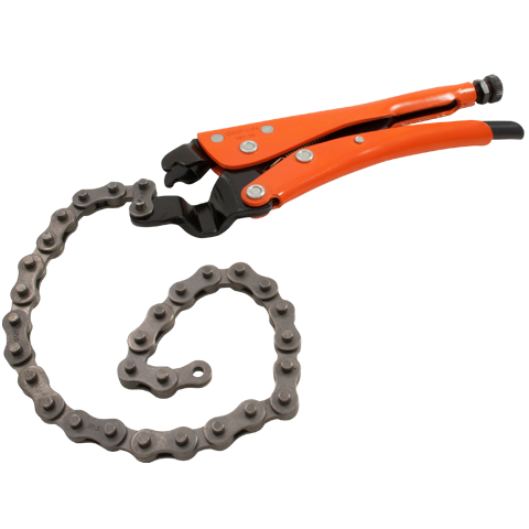grip on locking chain clamps distributed by gray tools