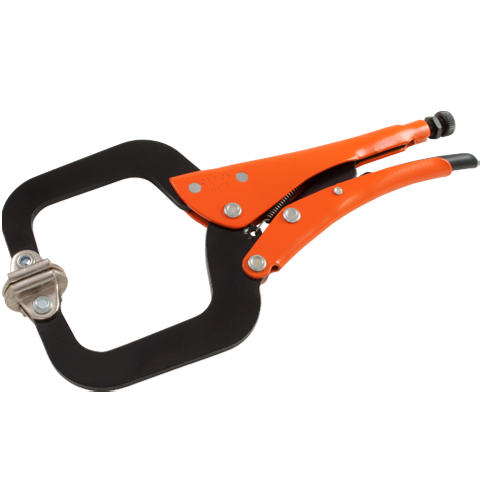 Grip-on® Locking C-Clamp with Swivel Pads – Dynamic Tools Online