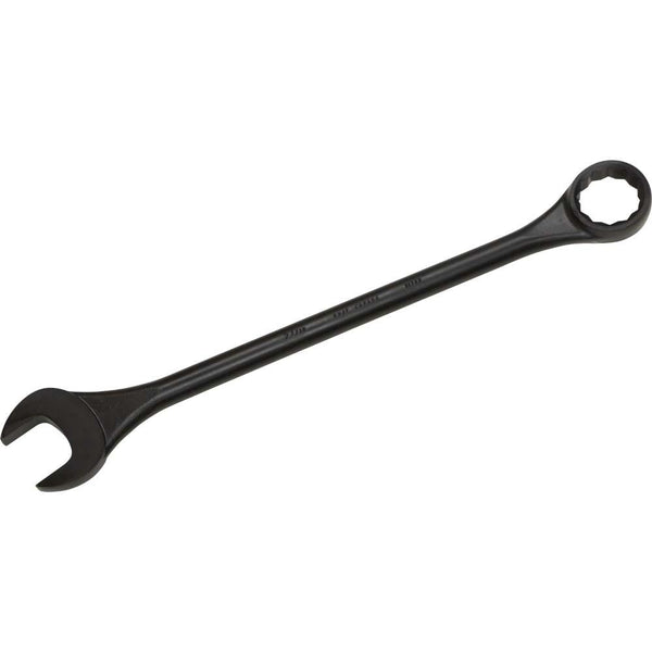 12 Point SAE Round Shank Large Combination Wrenches - 15° Offset - Black Oxide Finish