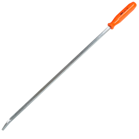 Screwdriver Handle Pry Bars, Curved Nickel Plated Blades