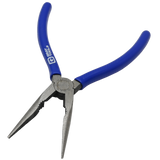 Straight Needle Nose Pliers with Cutter, with Vinyl Grips