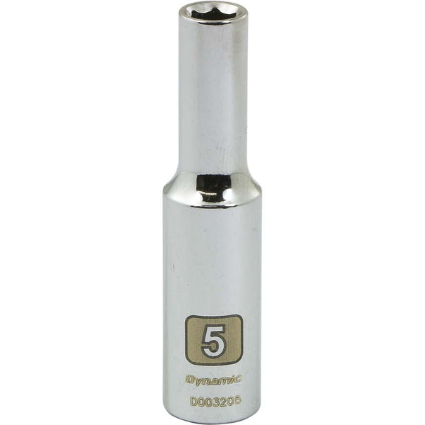 1/4" Drive 6 Point Metric Deep Length Chrome Sockets