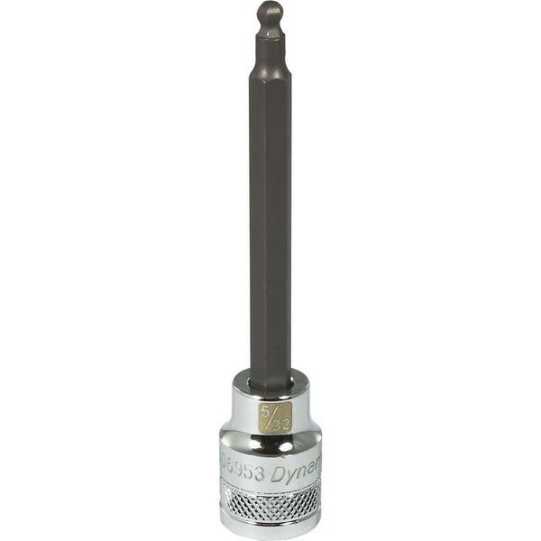 3/8" Drive SAE Hex Head Long Length Ball Nose, Chrome Bit Sockets