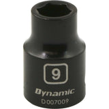 3/8" Drive 6 Point Metric Standard Length Impact Sockets