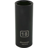 3/8" Drive 6 Point Metric Deep Length Impact Sockets