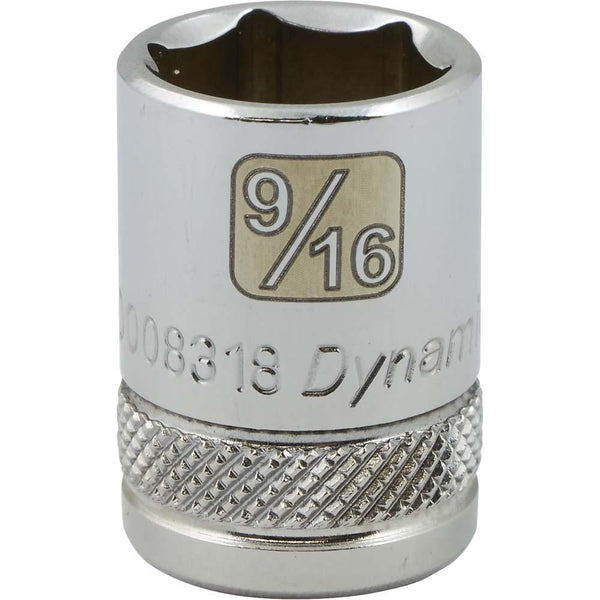 3/8" Drive 6 Point SAE, Standard Length, Chrome Sockets