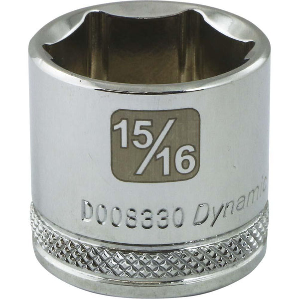 3/8" Drive 6 Point SAE, Standard Length, Chrome Sockets
