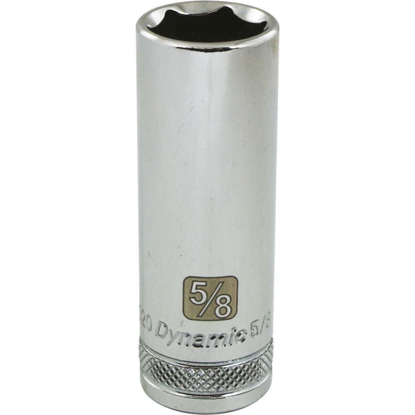 3/8" Drive 6 Point SAE, Deep Length, Chrome Sockets