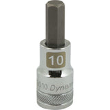 1/2" Drive Metric Hex Head, Standard Length, Chrome Bit Sockets