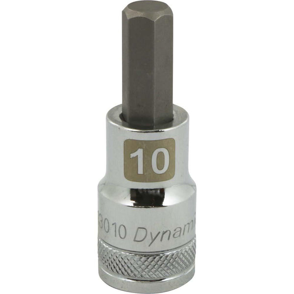 1/2" Drive Metric Hex Head, Standard Length, Chrome Bit Sockets
