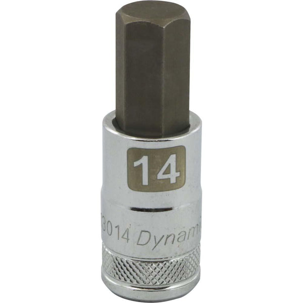 1/2" Drive Metric Hex Head, Standard Length, Chrome Bit Sockets