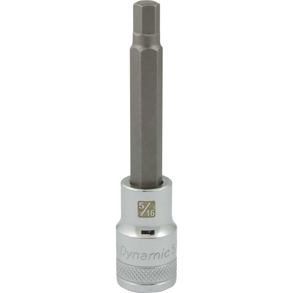 1/2" Drive SAE Hex Head Long Length Chrome Bit Sockets