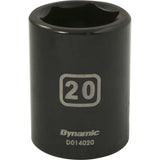1/2" Drive 6 Point Metric, Standard Length, Impact Sockets