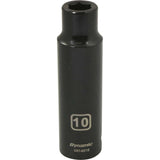1/2" Drive 6 Point Metric, Deep Length, Impact Sockets