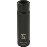 1/2" Drive 6 Point SAE, Deep Length, Impact Sockets