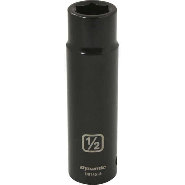 1/2" Drive 6 Point SAE, Deep Length, Impact Sockets