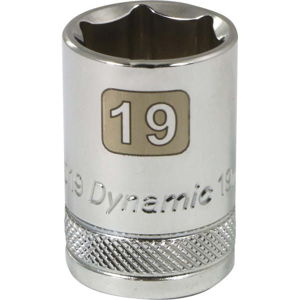 1/2" Drive 6 Point Metric, Standard Length, Chrome Sockets