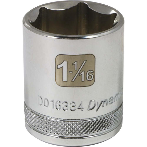1/2" Drive 6 Point SAE, Standard Length, Chrome Sockets