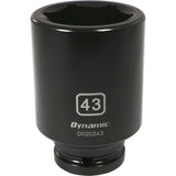 3/4" Drive 6 Point Metric, Deep Length, Impact Sockets