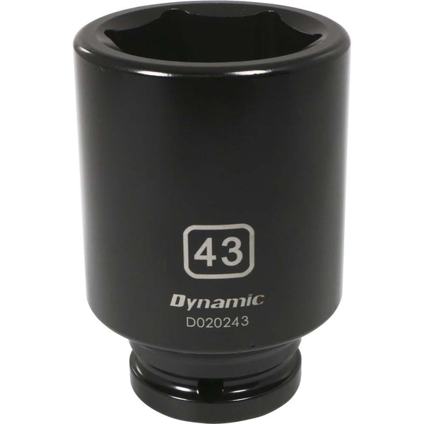 3/4" Drive 6 Point Metric, Deep Length, Impact Sockets