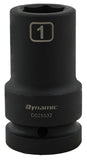 1" Drive 6 Point SAE, Deep Length, Impact Sockets