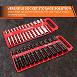 Socket Organizer Trays (1/4", 3/8”, & 1/2" Drive)