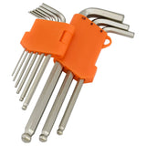 22 Piece SAE and Metric Ball End Long Hex Key Set