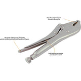 Locking Pliers With Curved Jaws