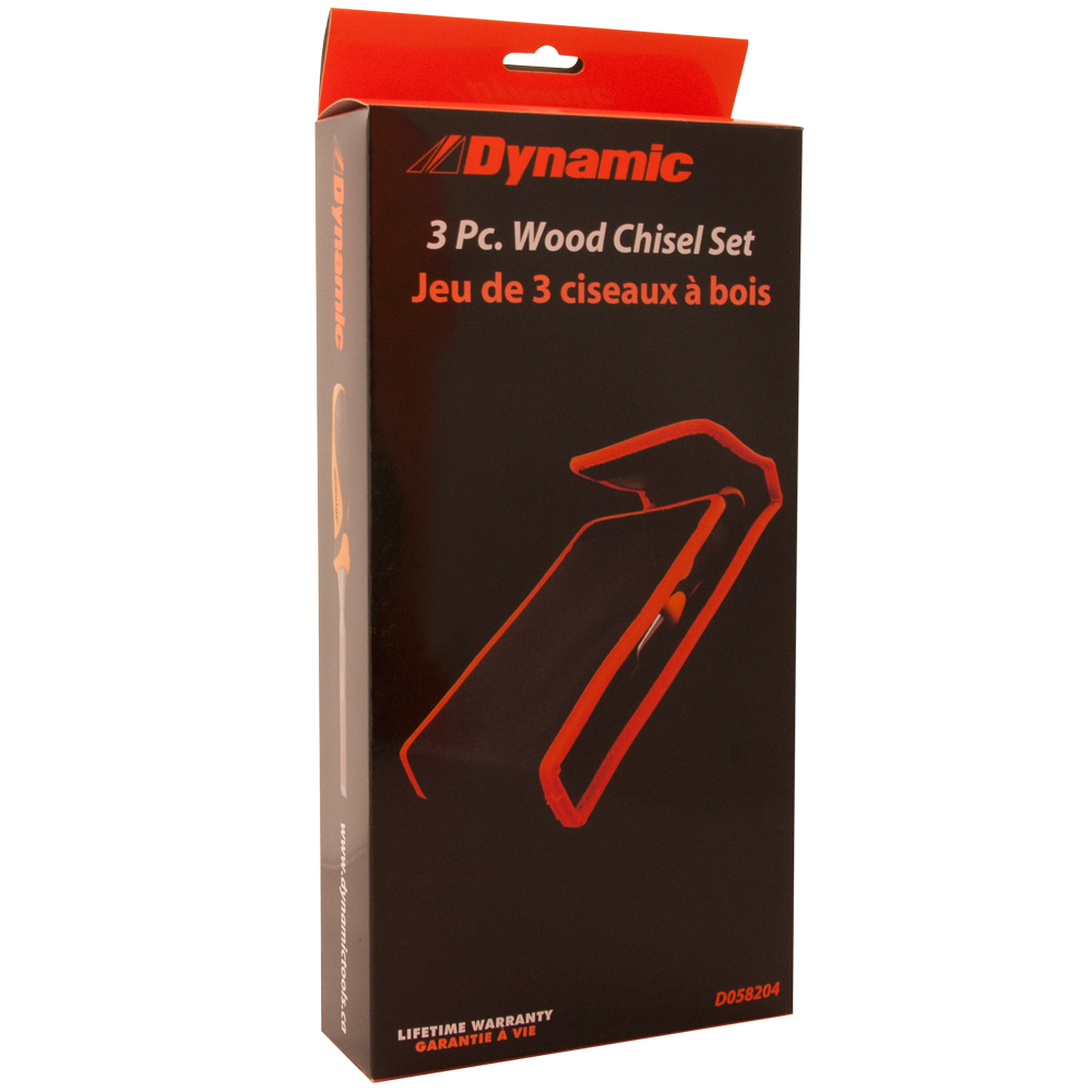 Dynamic Chisel 3 Piece Wood Chisel Set – Dynamic Tools Online