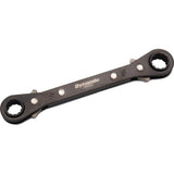 1/2" X  9/16" Double Box End Ratcheting Wrench, Straight