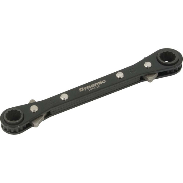 11mm X 12mm Double Box End Ratcheting Wrench, Straight